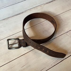 Justins top grain leather size 32 western belt